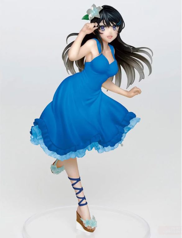 mai sakurajima coreful figurine bunny girl senpai renewal summer dress ver